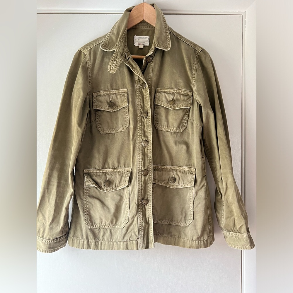 Current Elliot Nordstrom Army Green The Commander Military Jacket Size 1 Small - Picture 10 of 13